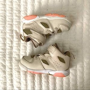 Olive and Cream Air Jordan (Toddler 7)